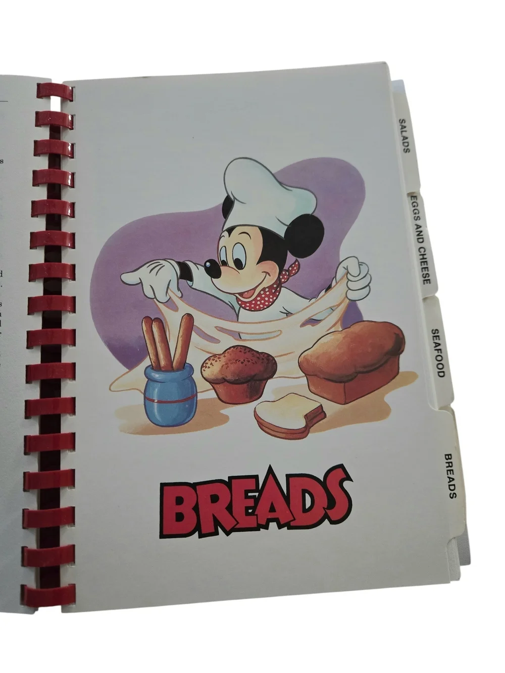Disney Cooking with Mickey Around Our World 1987 Cookbook Signed